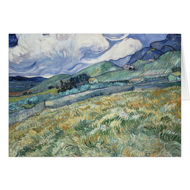 Vincent van Gogh - Paysage de Saint-Rémy (Devant horizontal)