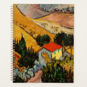 Vincent van Gogh - Paysage, Maison et Plowman
