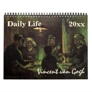 Vincent van Gogh People and Daily Life Fine Art Kalender