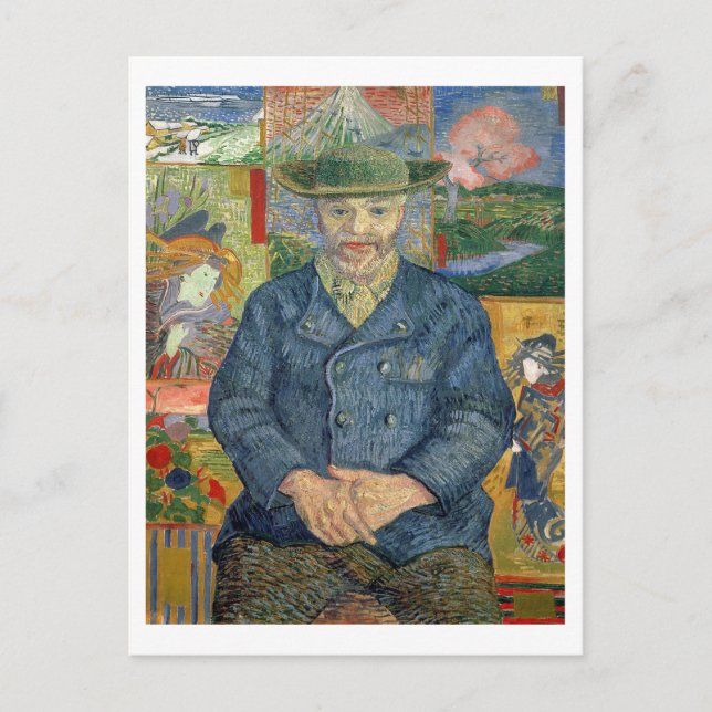 Vincent van Gogh | Pere Tanguy (Vater Tanguy) Postkarte (Vorderseite)