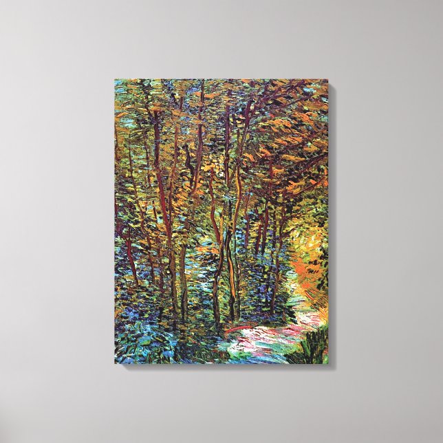 Vincent Van Gogh - Pfad in der schönen Kunst des W Leinwanddruck (Vorderseite)