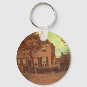 Vincent van Gogh - Pfarrhaus in Nuenen Schlüsselanhänger