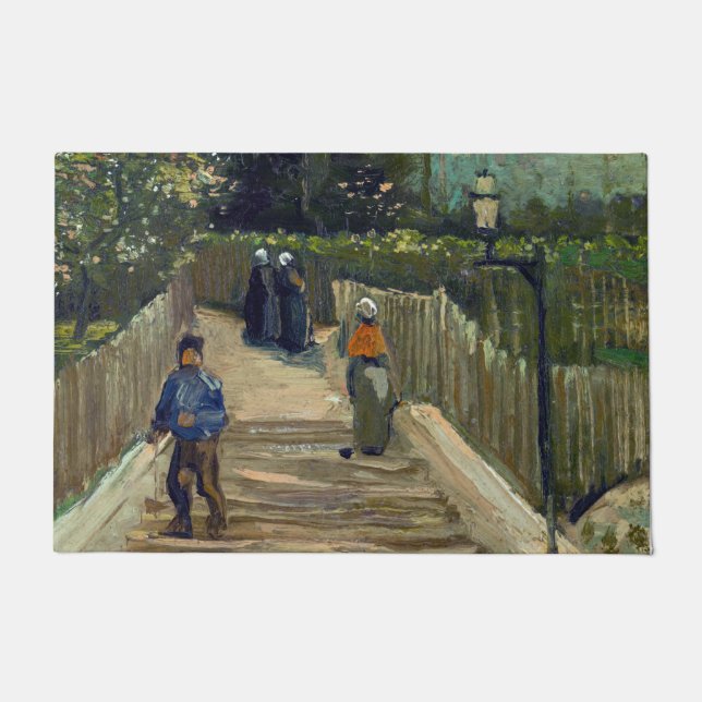 Vincent van Gogh - Piste in Montmartre Fußmatte (Vorderseite)