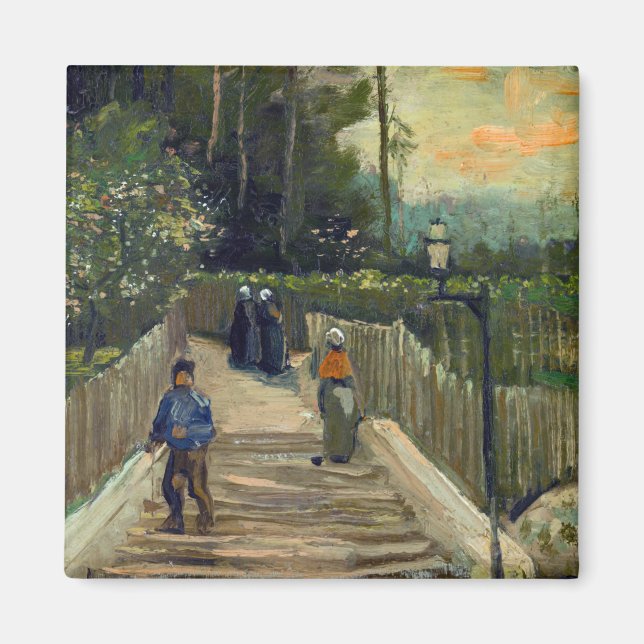 Vincent van Gogh - Piste in Montmartre Magnet (Vorne)