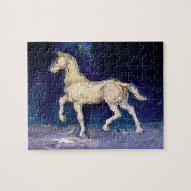 Vincent Van Gogh - Plaster Statuette eines Pferdes (Horizontal)