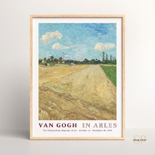 Vincent van Gogh Plowed Fields Kunstdruckerei Vint Poster