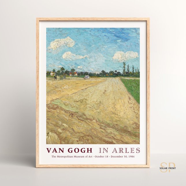 Vincent van Gogh Plowed Fields Kunstdruckerei Vint Poster (Von Creator hochgeladen)