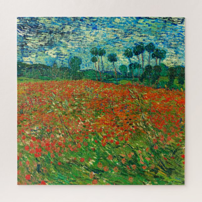Vincent Van Gogh Poppy Field Fine Art (Vertikal)