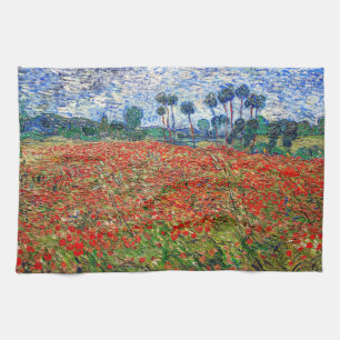 Vincent van Gogh - Poppy Field Geschirrtuch