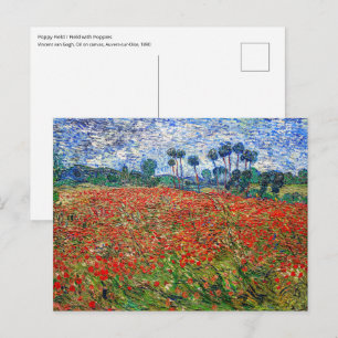 Vincent van Gogh - Poppy Field Postkarte