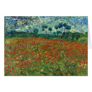 Vincent Van Gogh Poppy Field Vintag Art