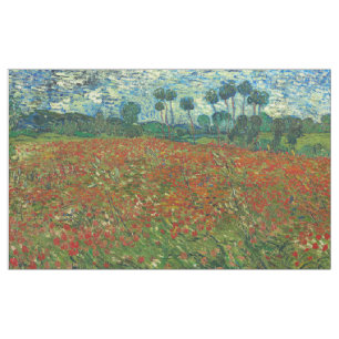 Vincent Van Gogh Poppy Field Vintag Art Stoff
