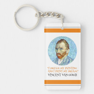Vincent Van Gogh Portrait avec citation