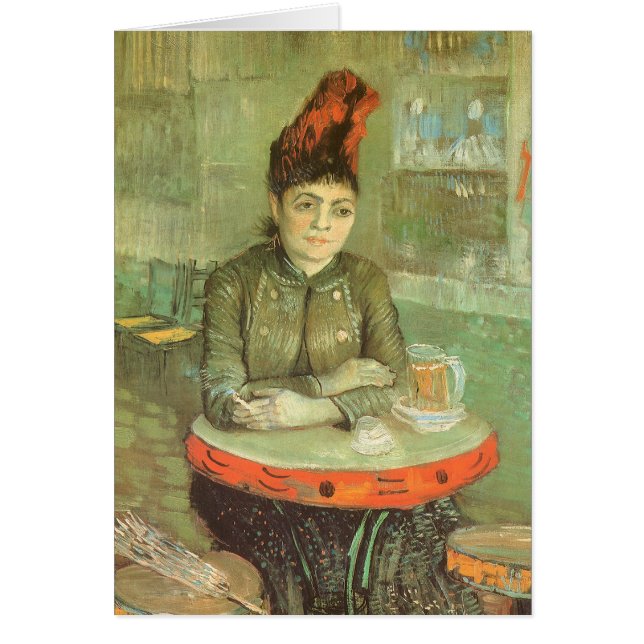 Vincent van Gogh - Portrait d'Agostina Segatori (Devant)