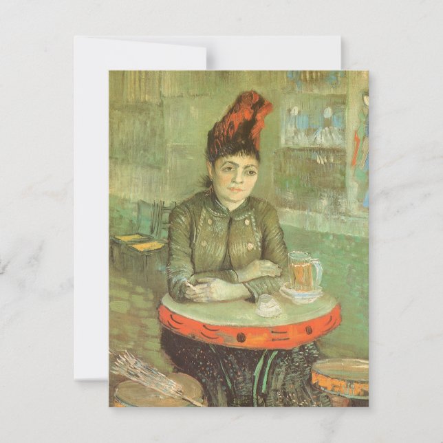 Vincent van Gogh - Portrait von Agostina Segatori (Vorderseite)