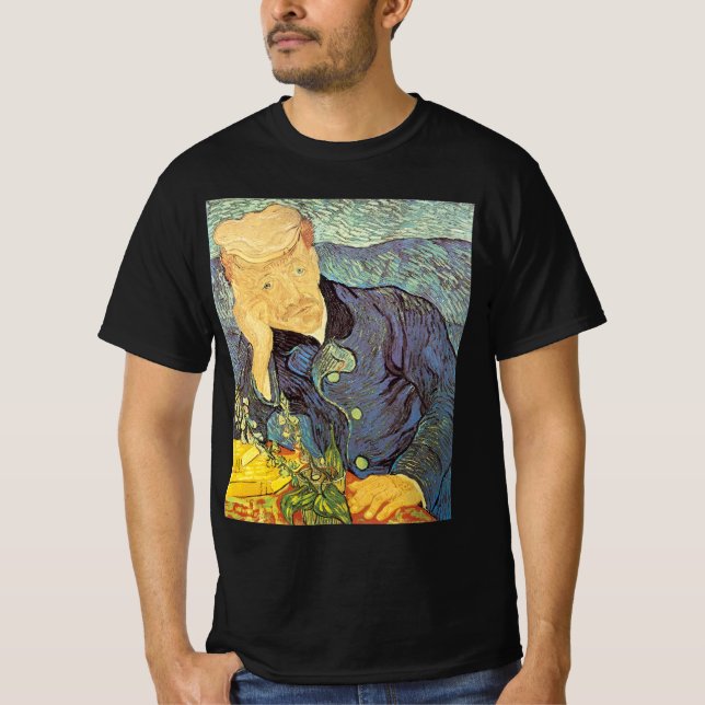 Vincent van Gogh - Portrait von Doktor Gachet T-Shirt (Vorderseite)