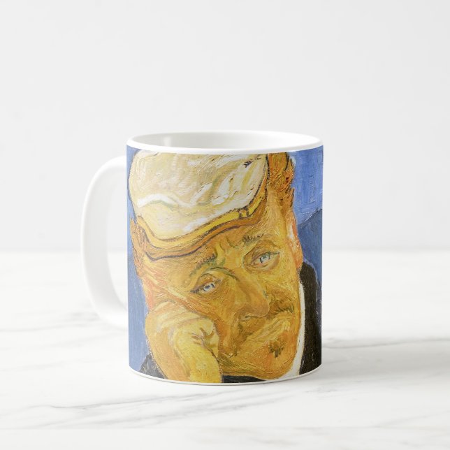 Vincent Van Gogh - Portrait von Dr. Paul Gachet Kaffeetasse (Vorderseite Links)