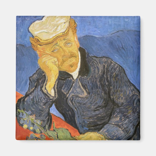 Vincent Van Gogh - Portrait von Dr. Paul Gachet Magnet (Vorne)
