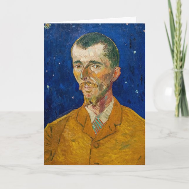 Vincent Van Gogh - Portrait von Eugene Boch, Arles Karte (Vorderseite)