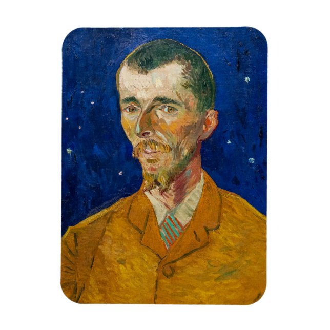Vincent Van Gogh - Portrait von Eugene Boch, Arles Magnet (Vertikal)