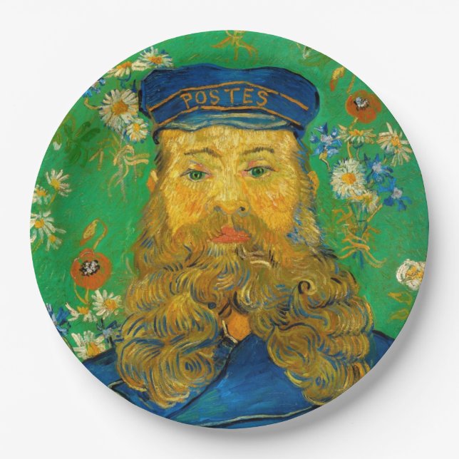 Vincent van Gogh - Portrait von Joseph Roulin Pappteller (Vorderseite)