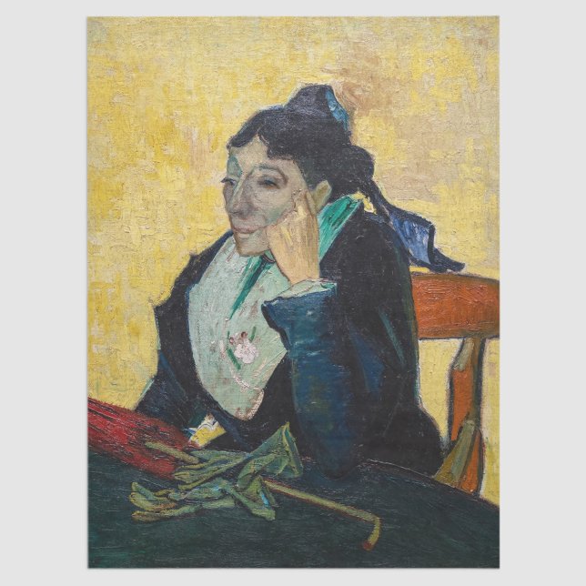 Vincent Van Gogh - Portrait von Madame Ginoux Seidenpapier (Von Creator hochgeladen)