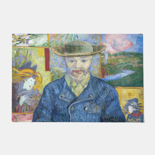 Vincent van Gogh - Portrait von Pere Tanguy Fußmatte (Vorderseite)