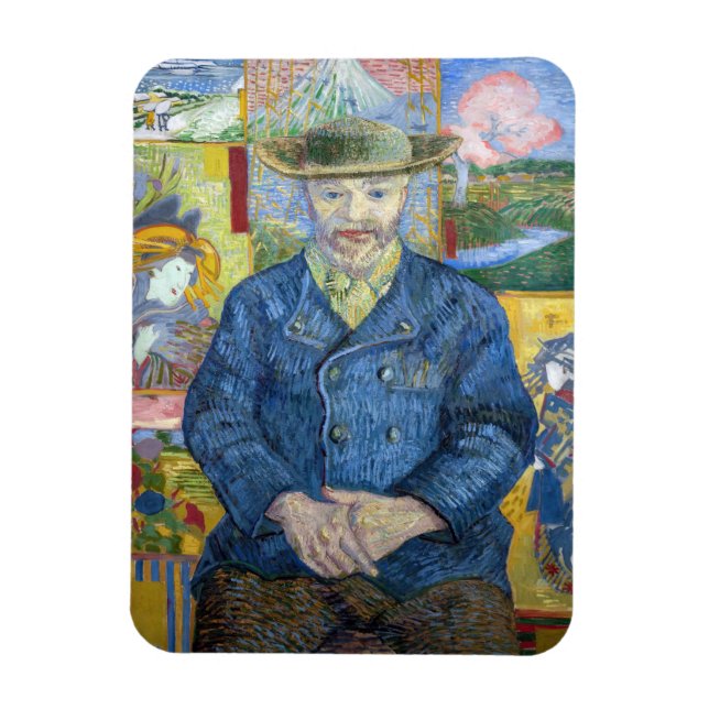 Vincent van Gogh - Portrait von Pere Tanguy Magnet (Vertikal)