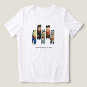 Vincent Van Gogh-Porträt und Zitat Tri-Blend Shirt