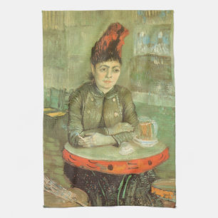 Vincent van Gogh - Porträt von Agostina Segatori Geschirrtuch
