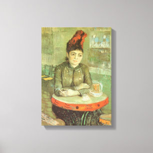 Vincent van Gogh - Porträt von Agostina Segatori Leinwanddruck