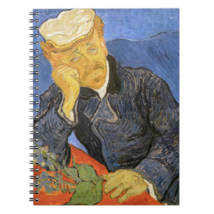 Vincent Van Gogh - Porträt von Doktor Paul Gachet Notizblock