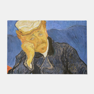 Vincent Van Gogh - Porträt von Dr. Paul Gachet Fußmatte