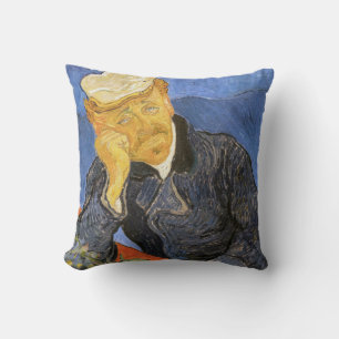 Vincent Van Gogh - Porträt von Dr. Paul Gachet Kissen