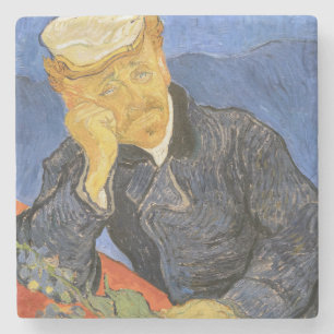 Vincent Van Gogh - Porträt von Dr. Paul Gachet Steinuntersetzer