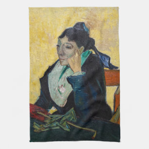 Vincent Van Gogh - Porträt von Madame Ginoux Geschirrtuch