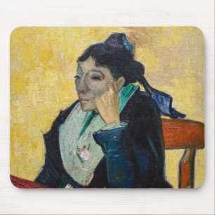 Vincent Van Gogh - Porträt von Madame Ginoux Mousepad