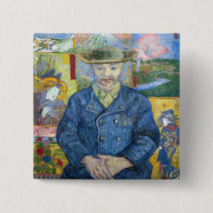 Vincent van Gogh - Porträt von Pere Tanguy Button