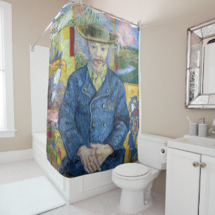 Vincent van Gogh - Porträt von Pere Tanguy Duschvorhang