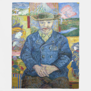 Vincent van Gogh - Porträt von Pere Tanguy Fleecedecke
