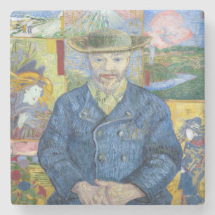 Vincent van Gogh - Porträt von Pere Tanguy Steinuntersetzer
