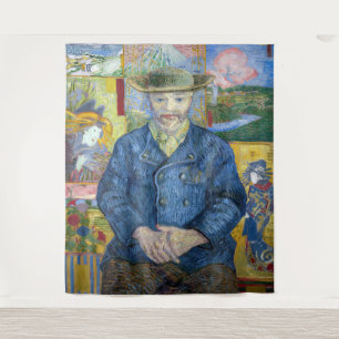 Vincent van Gogh - Porträt von Pere Tanguy Wandteppich