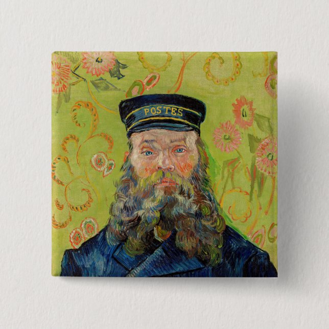 Vincent Van Gogh - Postbote Joseph Roulin Button (Vorderseite)