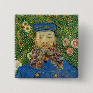 Vincent Van Gogh - Postbote Joseph Roulin Button