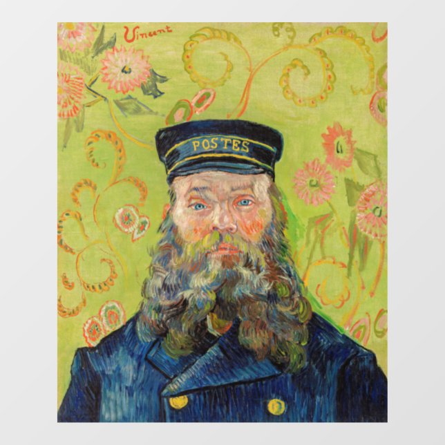 Vincent Van Gogh - Postman Joseph Roulin Fensteraufkleber (Blatt)