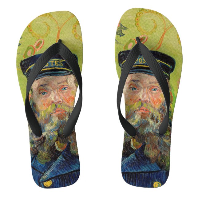 Vincent Van Gogh - Postman Joseph Roulin Flip Flops (Fußbett)