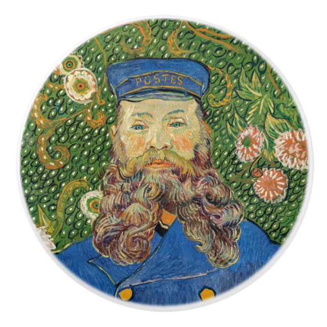 Vincent Van Gogh - Postman Joseph Roulin Keramikknauf (Vorderseite)