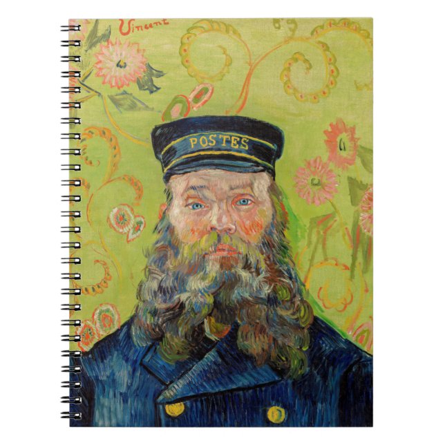 Vincent Van Gogh - Postman Joseph Roulin Notizblock (Vorderseite)