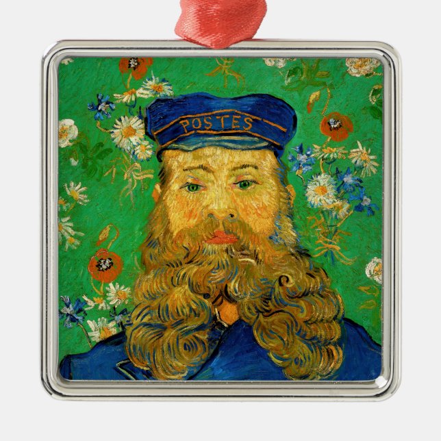 Vincent Van Gogh - Postman Joseph Roulin Ornament Aus Metall (Vorne)