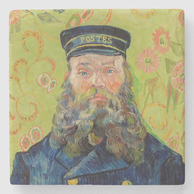 Vincent Van Gogh - Postman Joseph Roulin Steinuntersetzer (Vorderseite)